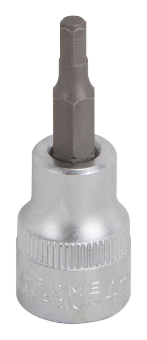 SOCKET HEX BIT 4MM 3/8DR MET-10620