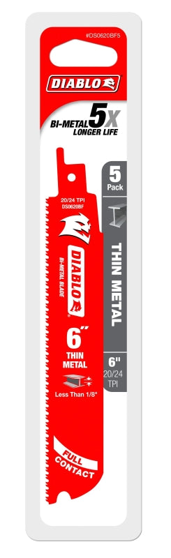 BLADE RECIP 6X20/24TPI - 15510