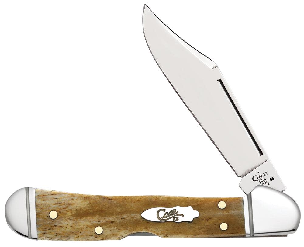 58186 (1) ANTIQUE BONE SMOOTH MINI COPPERLOCK