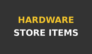 Hardware Store Items parts