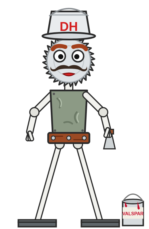 Carl, the Dawsonville Hardware mascot